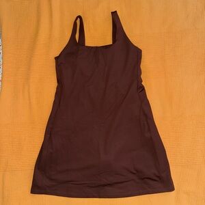 Girlfriend Collective Brown Large Tommy Dress